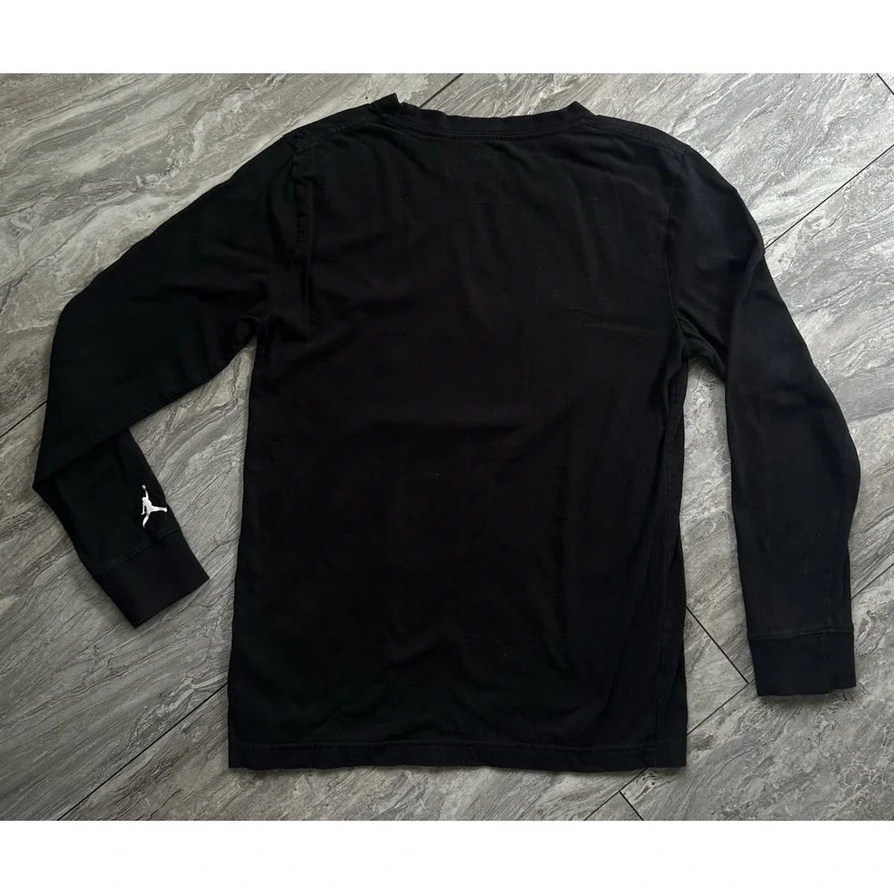 Jordan Jumpman Long Sleeve Shirt - White Size L 12-13